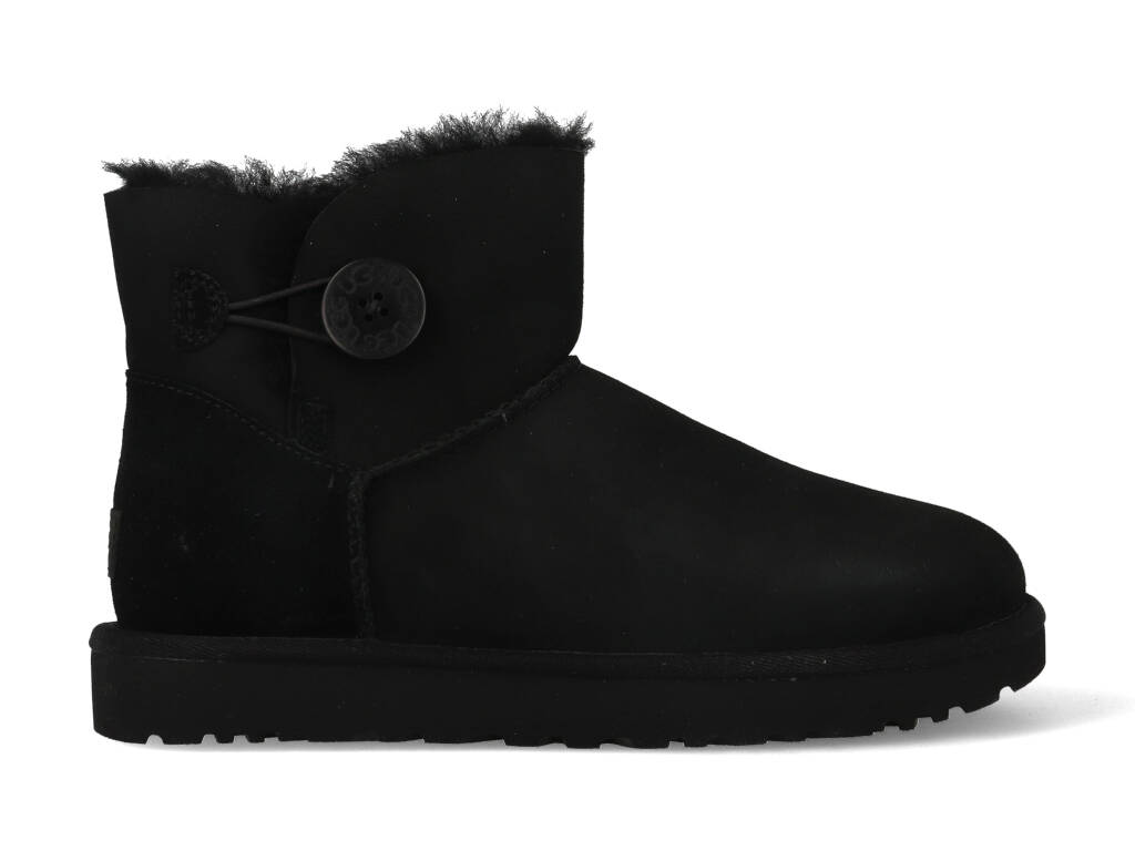 UGG Mini Bailey Button II Classic 1016422/BLK Zwart maat Top Merken Winkel