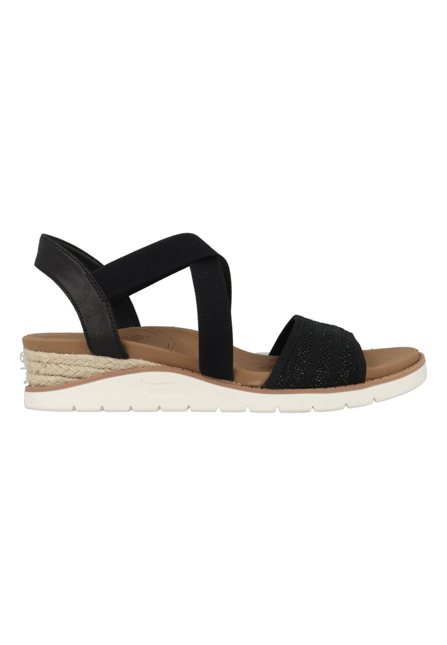 Skechers Arch Fit Beach Kiss-Boho Beyo 114013/BLK Zwart-39 maat 39 afbeelding