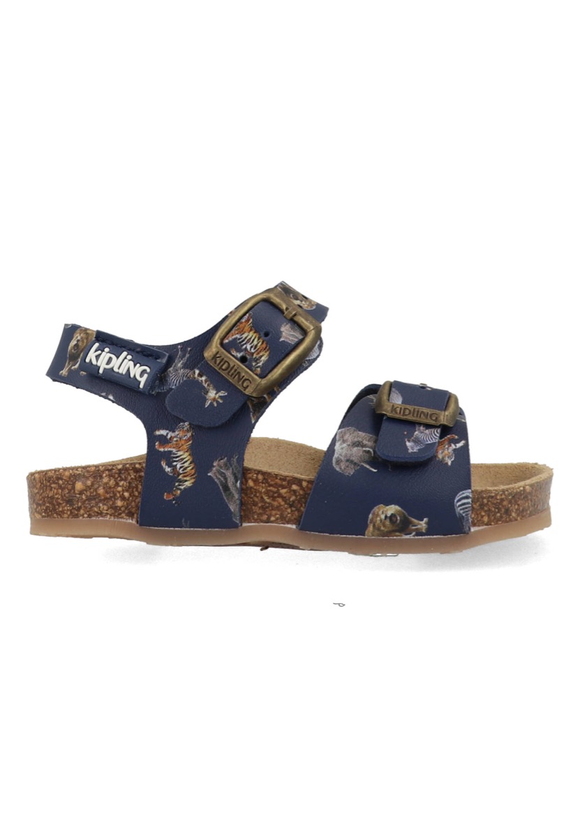 Kipling Sandalen Safari 1 12463017-0525 Blauw maat Kipling Sandalen Safari 1 12463017-0525 Blauw maat