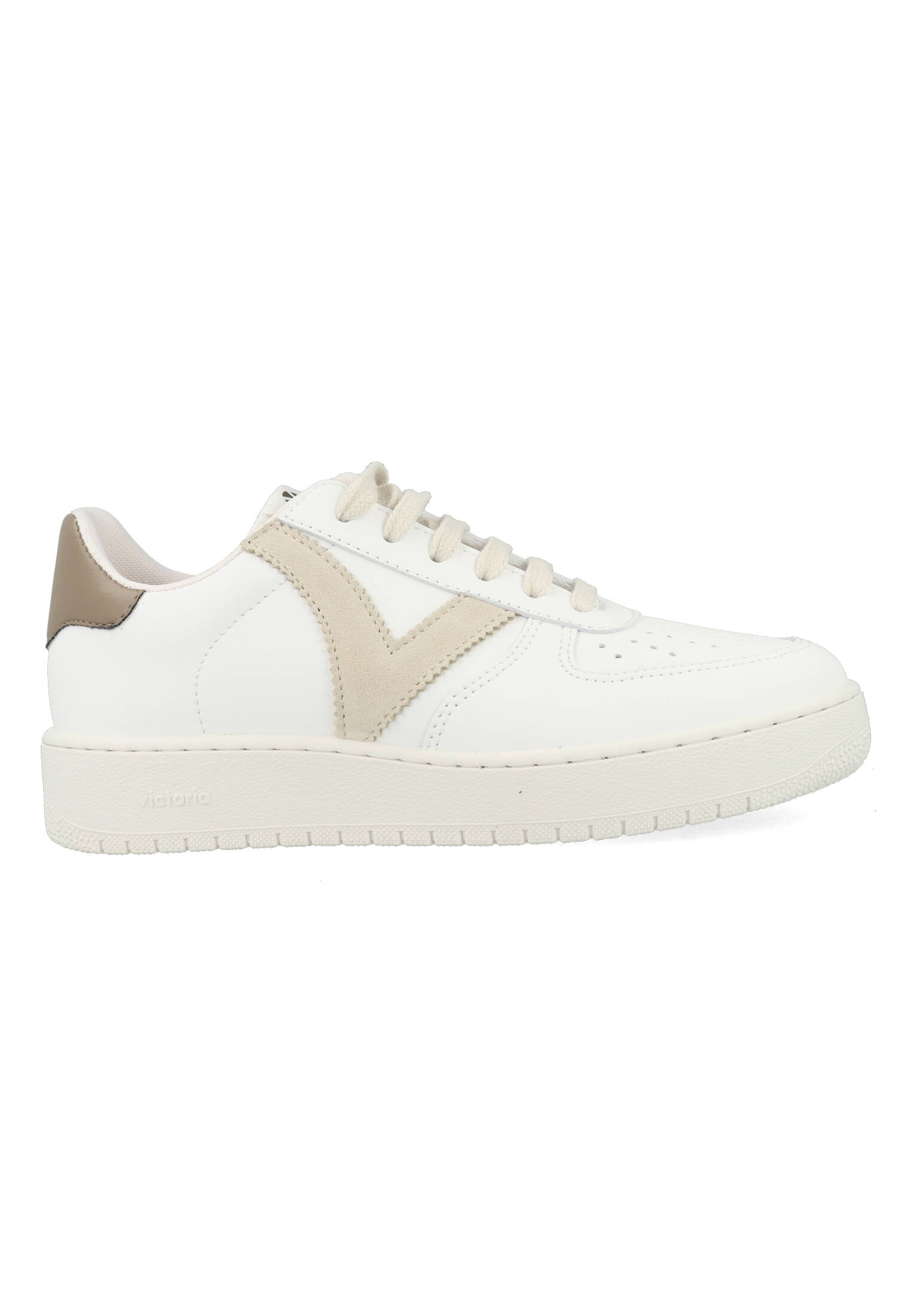 Victoria Sneakers 1258201-Taupe Wit-41 maat 41