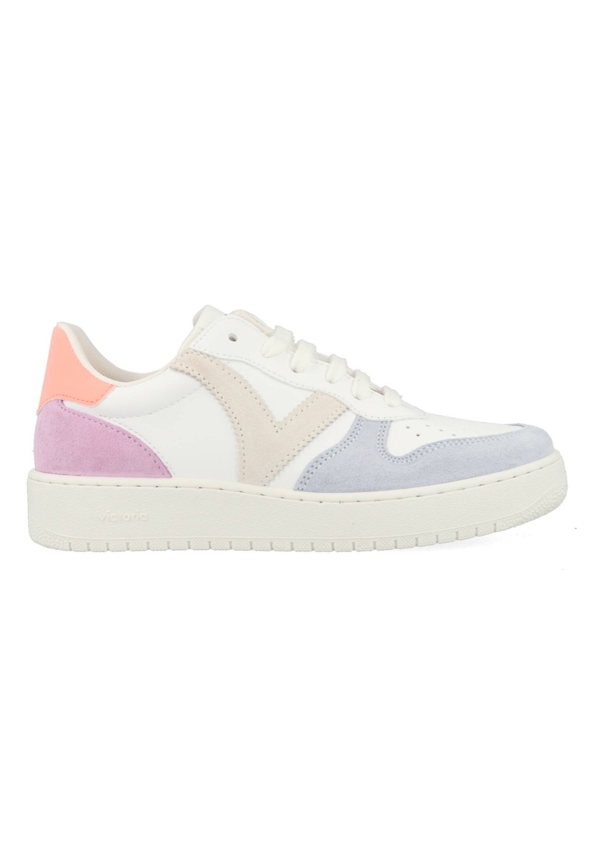 Victoria Sneakers 1258246-CORAL Wit Multicolor