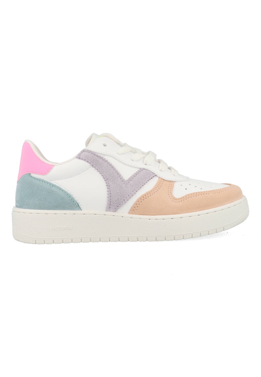 Victoria Sneakers 1258246-ROSA Wit / Multicolor maat