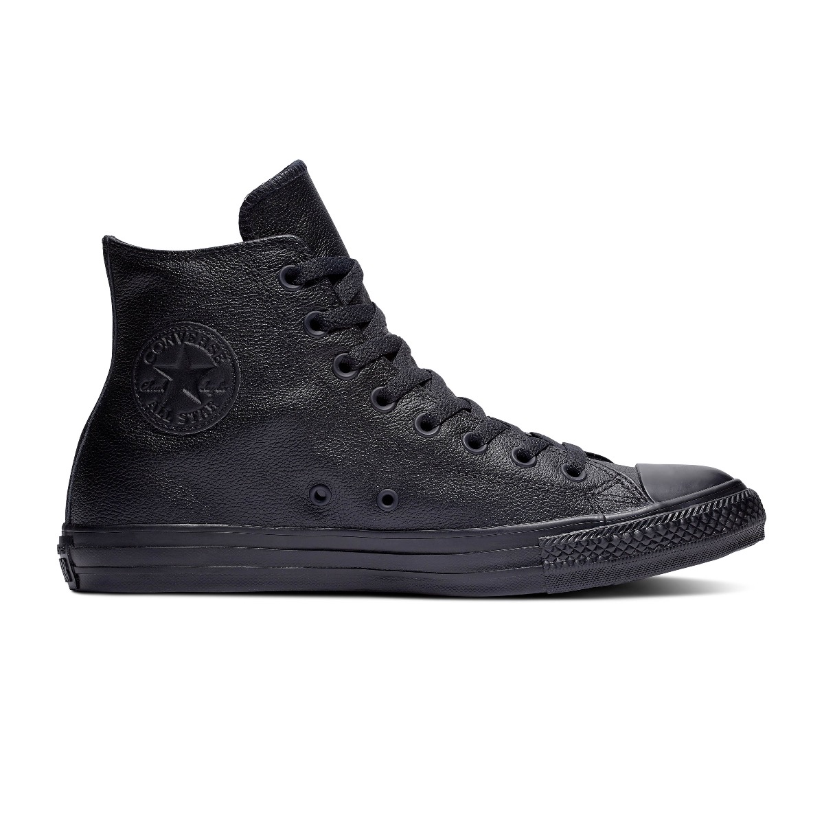 Converse All Stars Leather Hoog 135251C Zwart