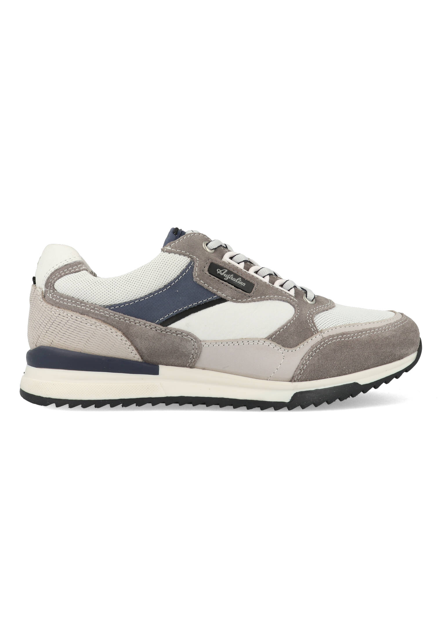 Australian Footwear - Roberto Sneakers Wit - White-Grey-Blue - 41