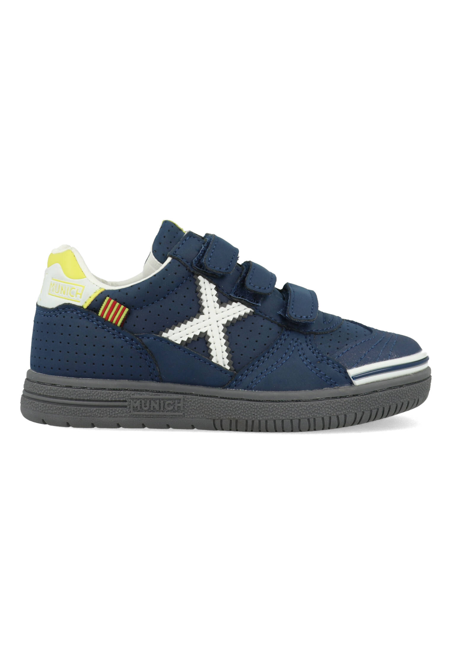 Munich G-3 Kid 1514363-31 Blauw / Geel-36 maat 36 Munich G-3 Kid 1514363-31 Blauw / Geel-36 maat 36