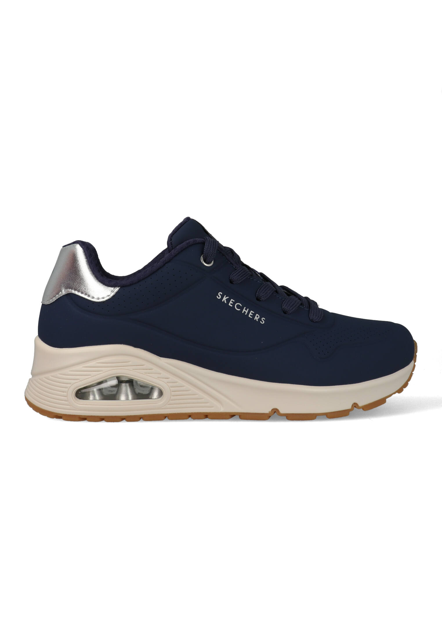 Skechers Uno damessneaker blauw