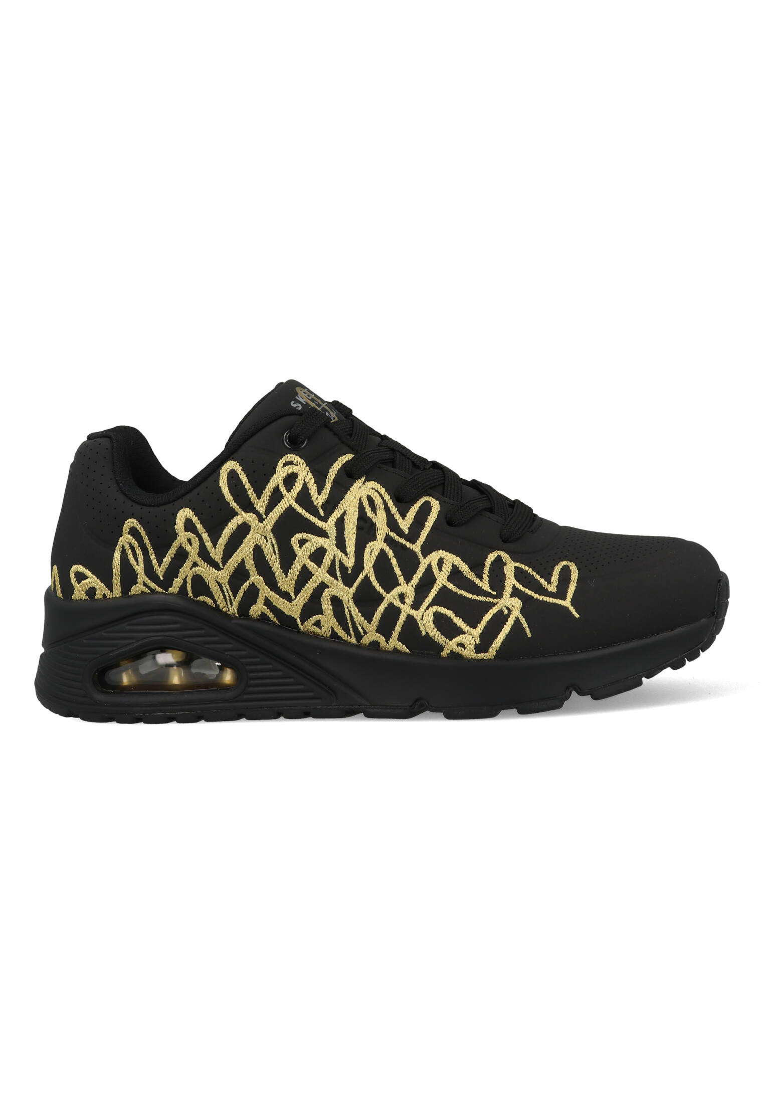 Skechers Uno Shiny One 177142/BKGD Zwart / Goud-37 maat 37 afbeelding
