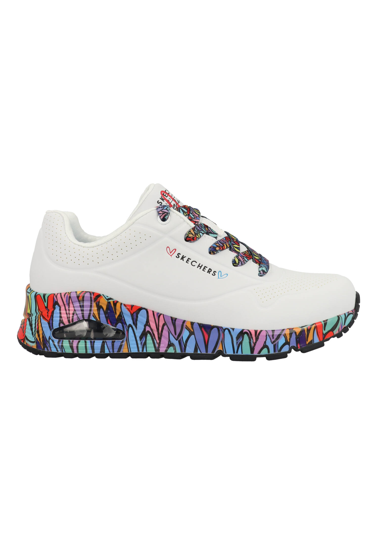 Skechers Uno - Ravaged Love 177918/WMLT Wit-39 maat 39 afbeelding