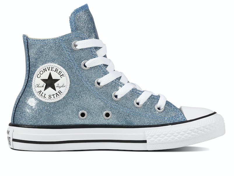Converse All Stars Junior 661857C Glitter Blauw maat