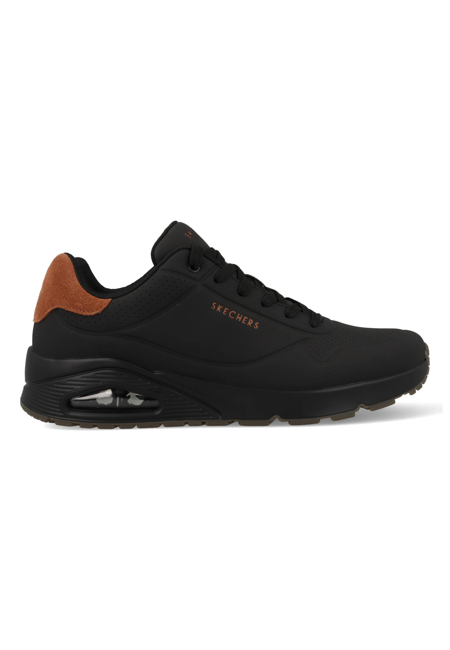 Skechers Uno - Suited On Air 183004/BBK Zwart -44 maat 44 afbeelding
