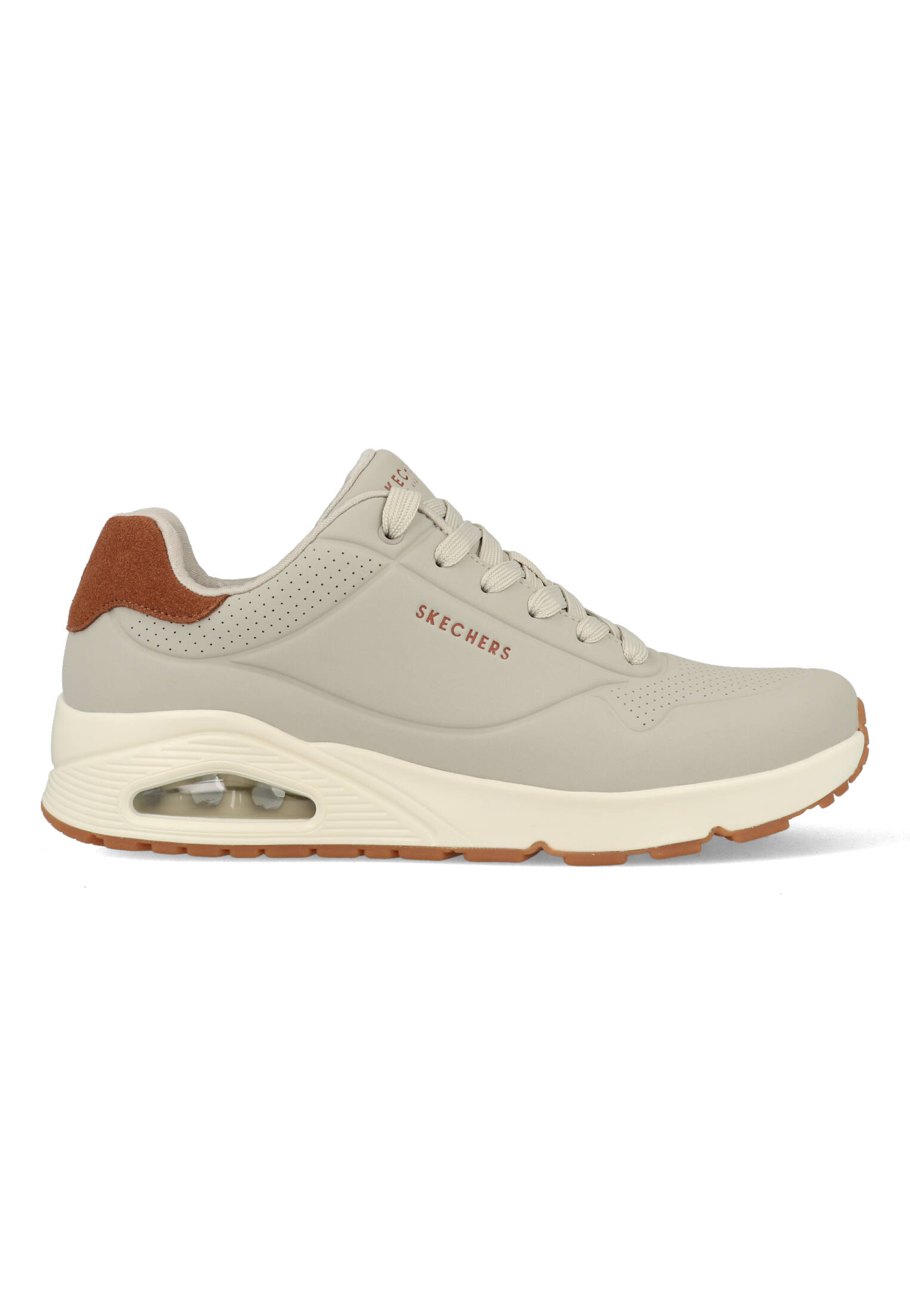 Skechers Uno - Suited On Air 183004/NAT Beige / Wit-45 maat 45