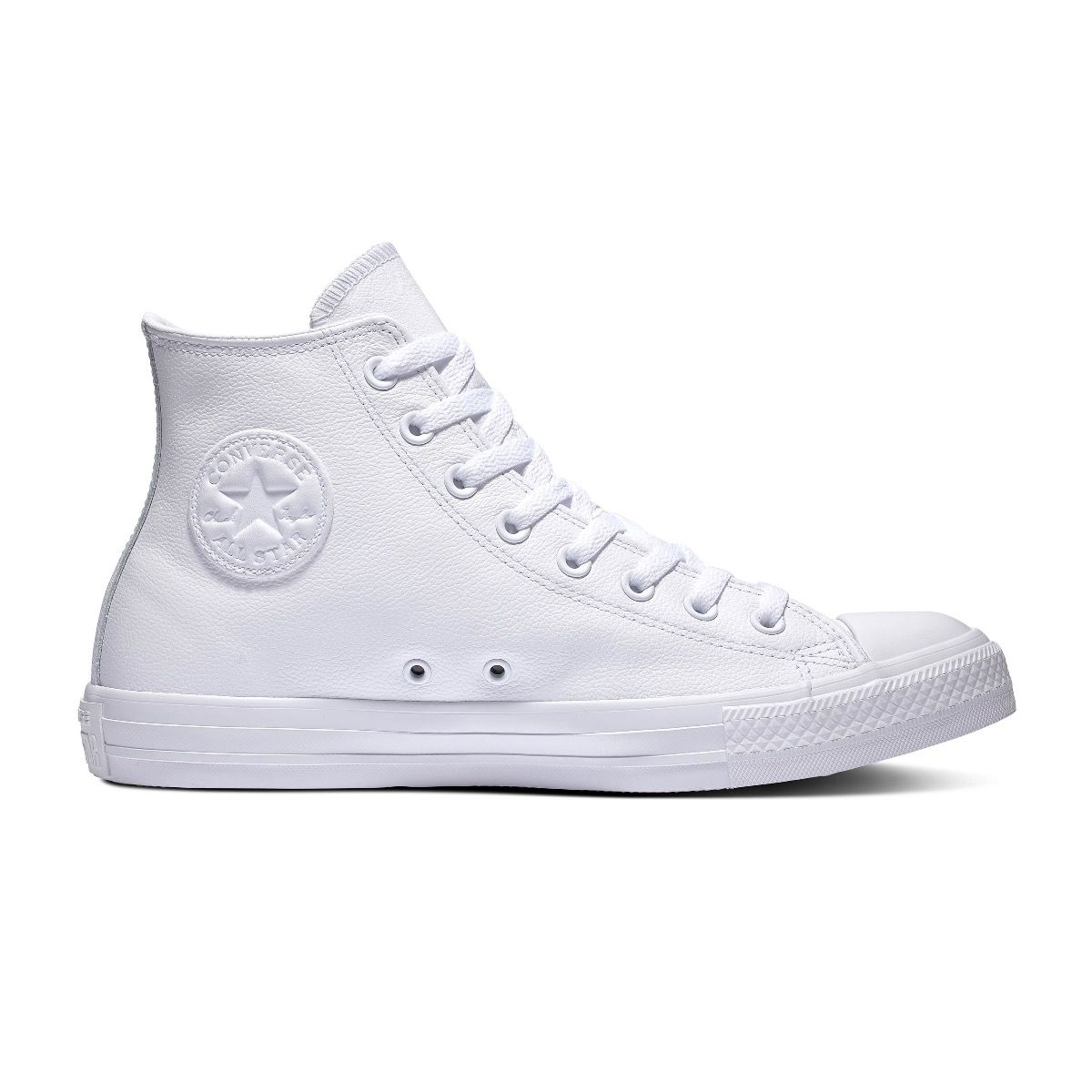 Converse All Stars Leather 1T406 Wit om te zoenen