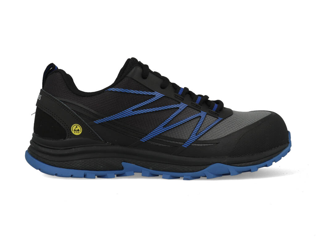 Skechers Werkschoenen Puxal 200046EC/BKBL Zwart - Blauw maat