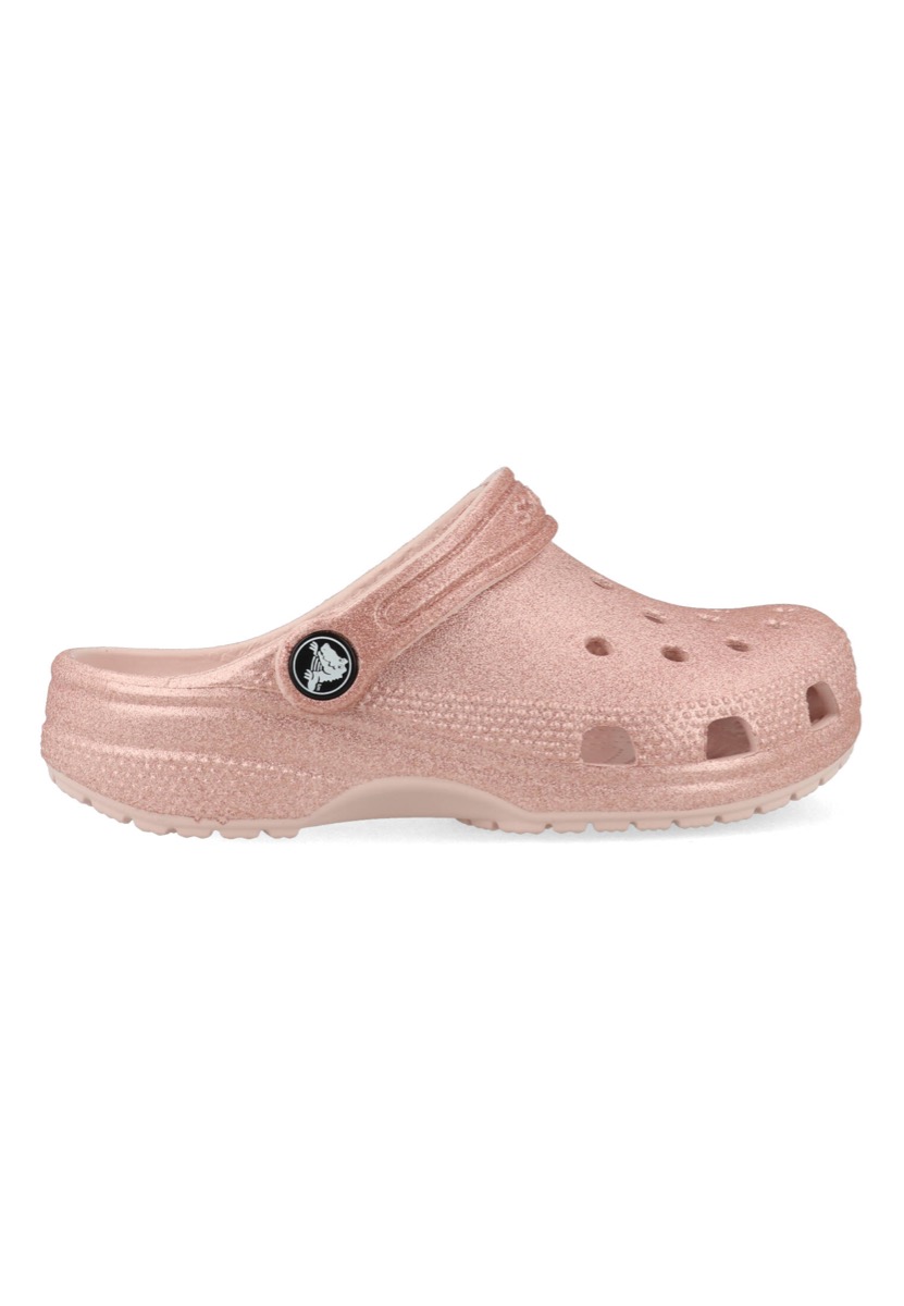 Crocs Classic Glitter Clog Unisex Kids 206993-6WV Roze