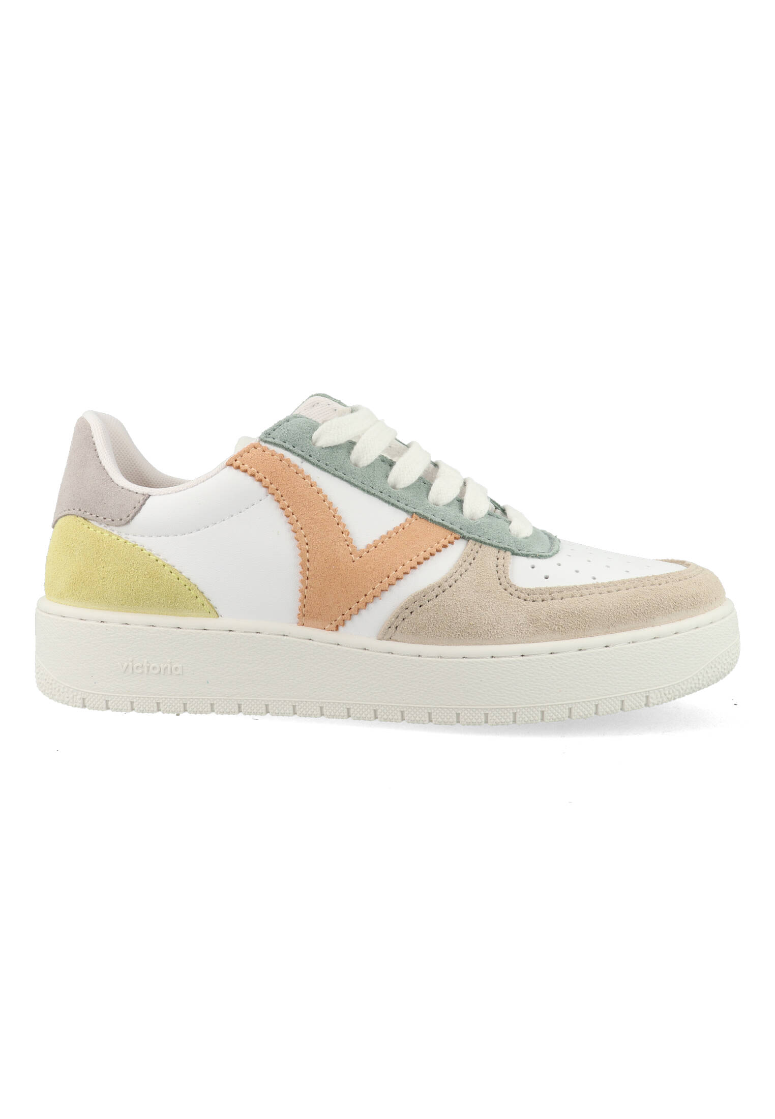 VICTORIA  dames sneaker wit/beige WIT 40