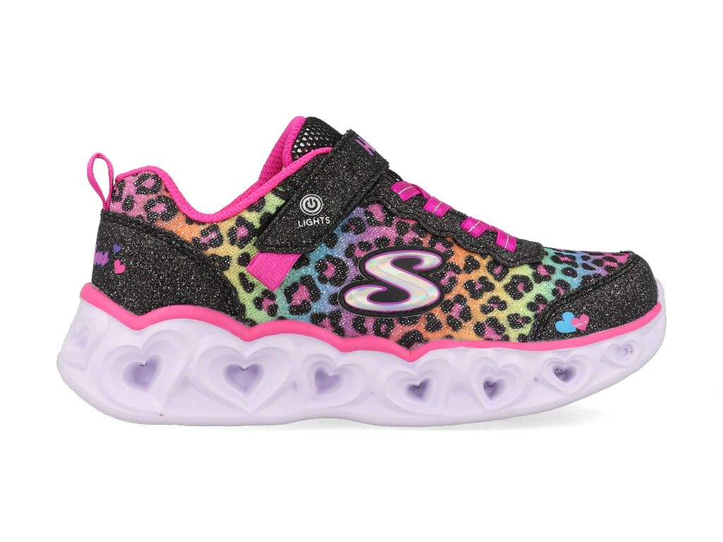 Skechers Heart Lights 302145L/BKMT Roze maat