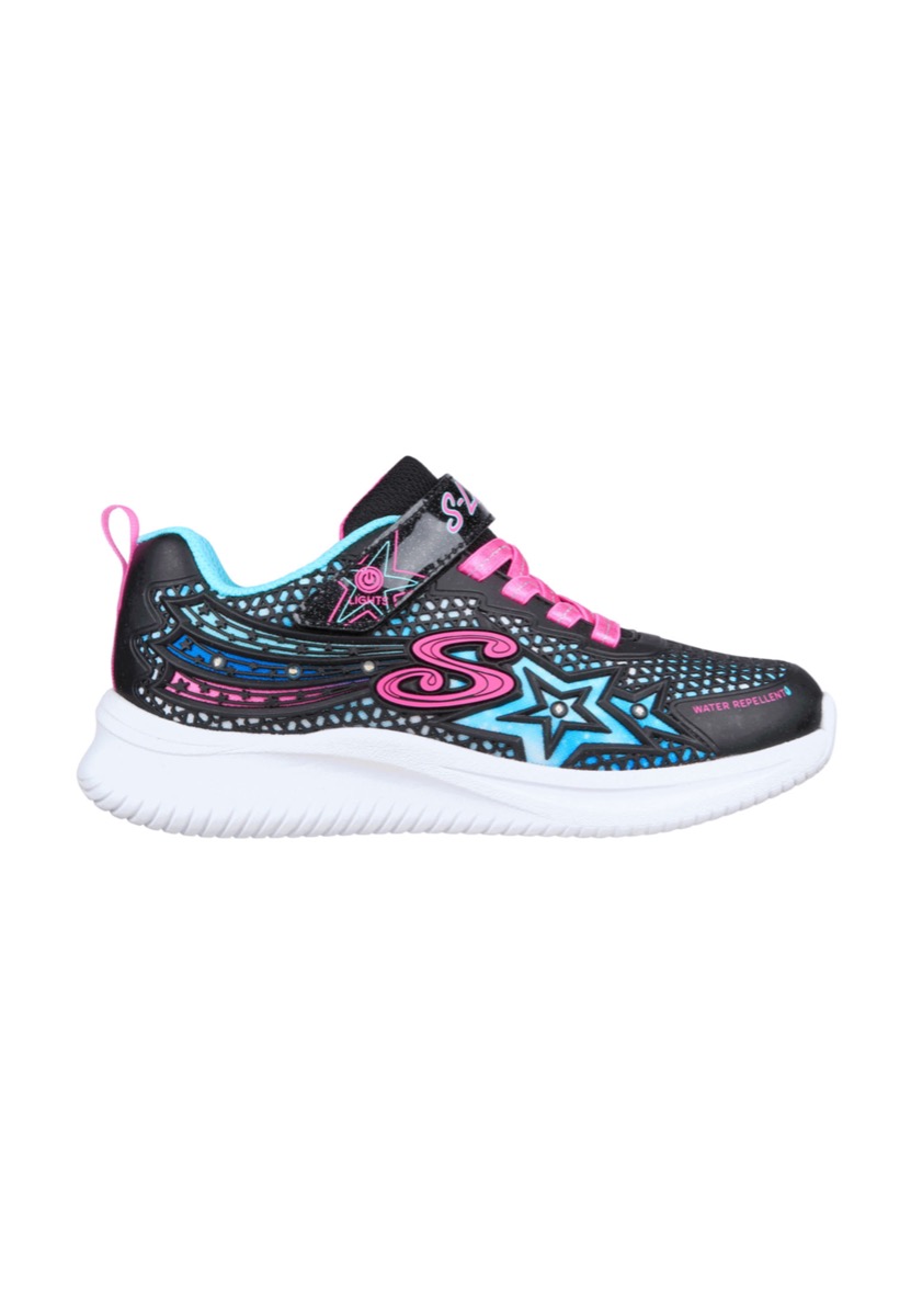 Skechers Jumpsters-Wishful Star 302323L/BKPK Zwart maat Skechers Jumpsters-Wishful Star 302323L/BKPK Zwart maat