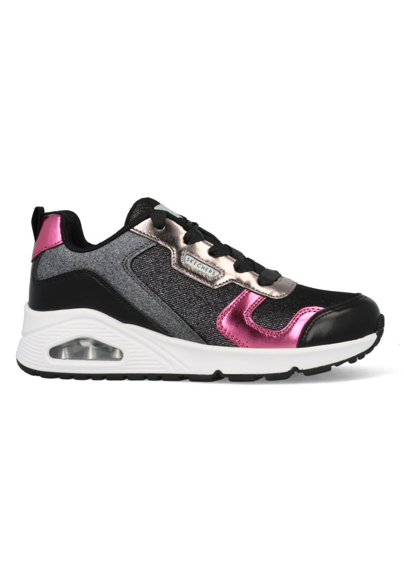 Skechers Uno Metallic 310513L/BKMT Zilver maat