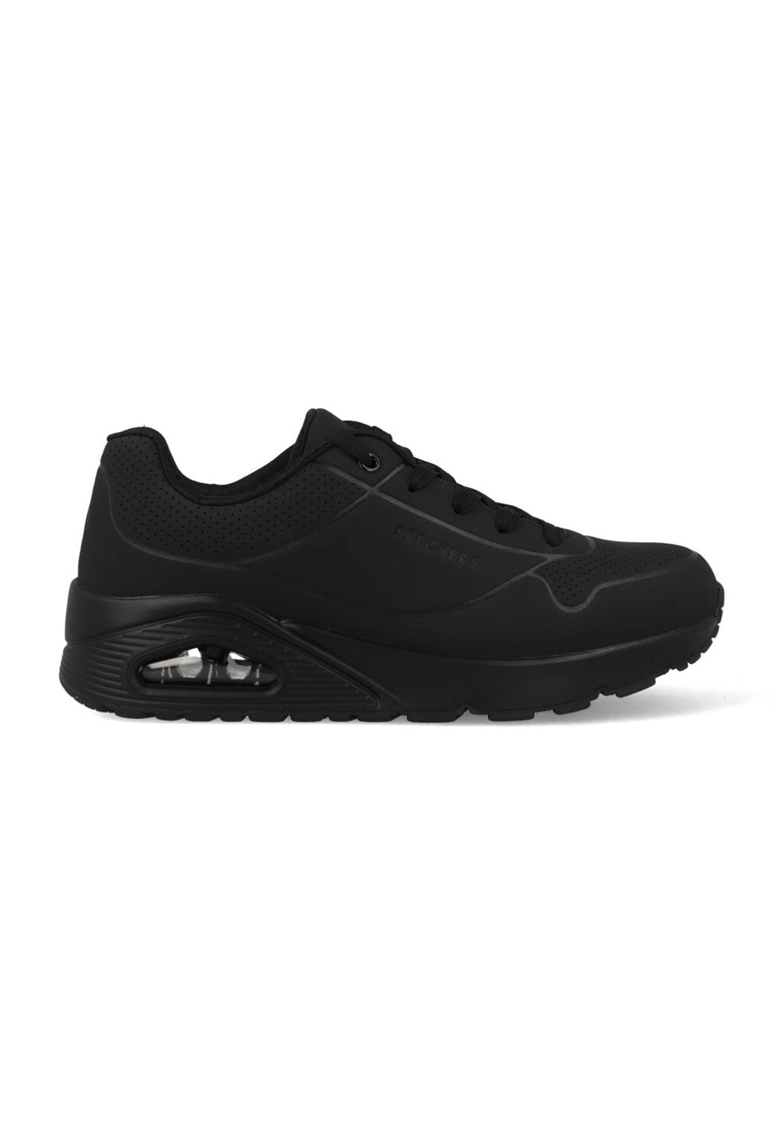 Skechers Uno kindersneaker zwart