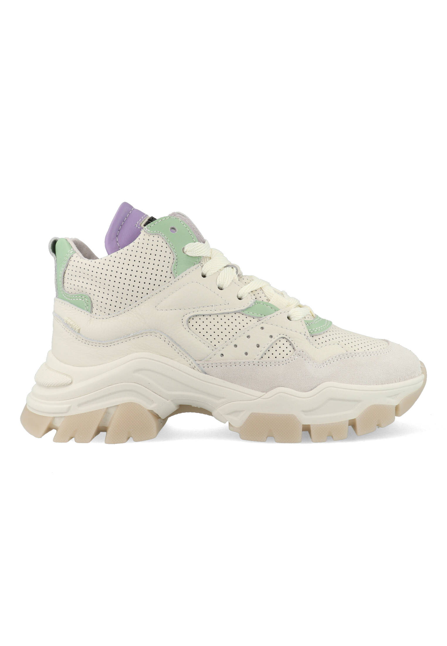 Bronx Sneakers Tayke-over 47309-BL 3680 Wit - Groen - Paars-39 maat 39