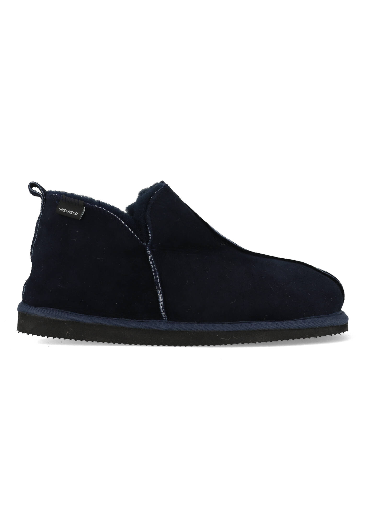 Shepherd Anton heren pantoffel - Blauw - Maat 42