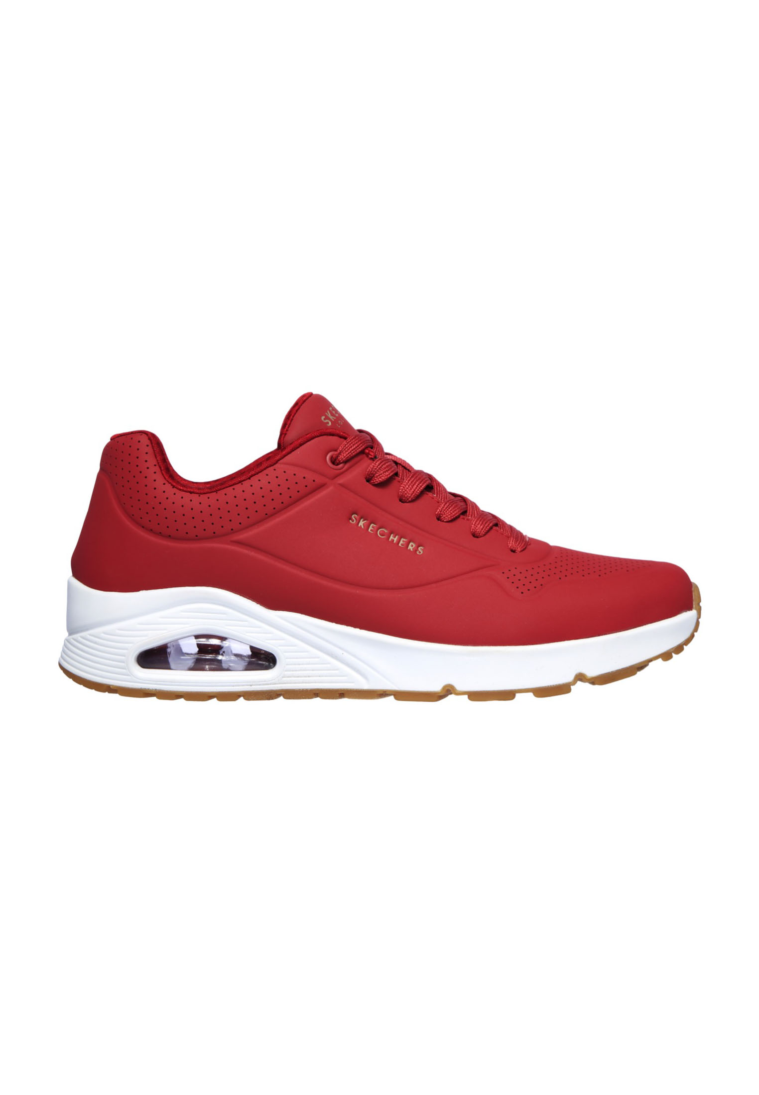 Skechers Uno Stand On Air 52458/DKRD Rood-45 maat 45