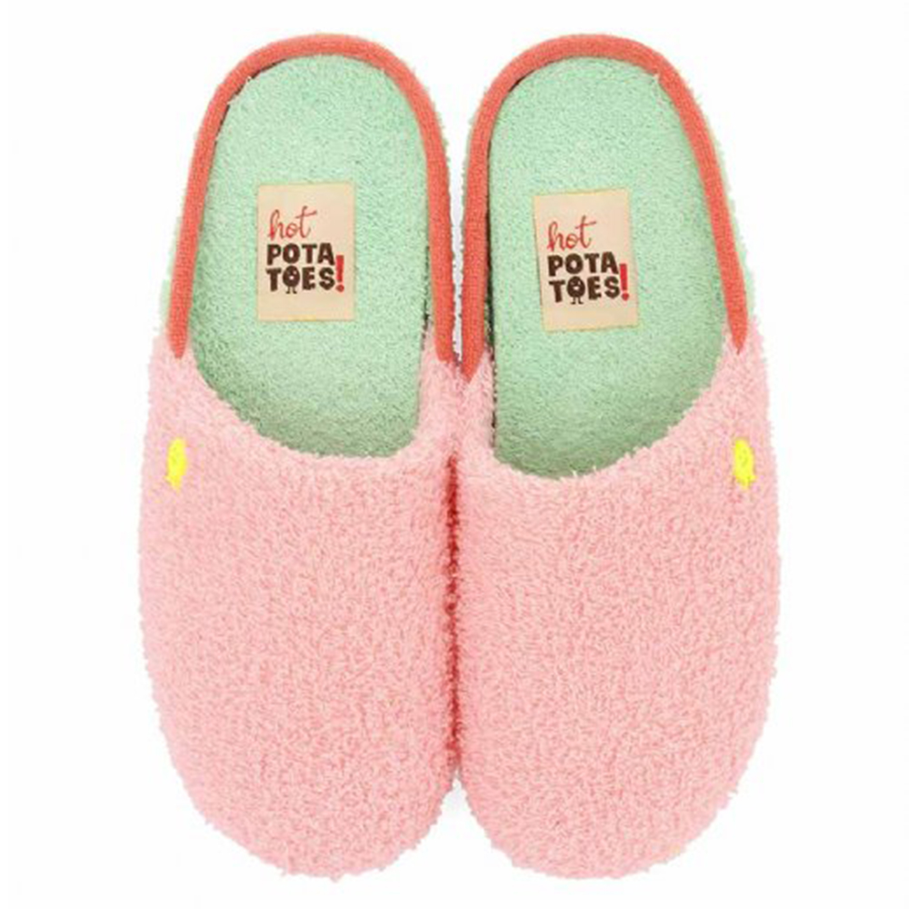 Hot Potatoes Zomer Pantoffels Kemeo 65579 Roze / Groen