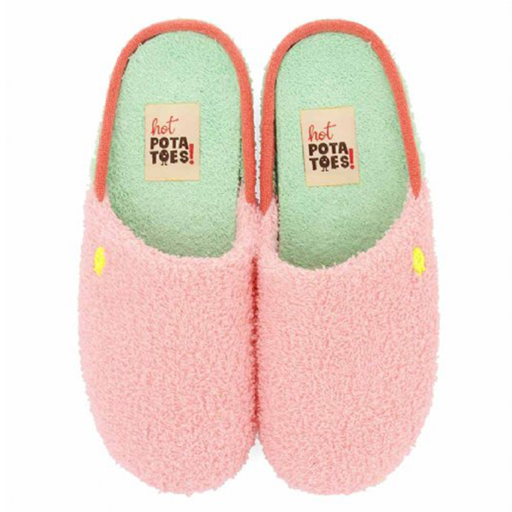 Hot Potatoes Zomer Pantoffels Kemeo 65579 Roze / Groen