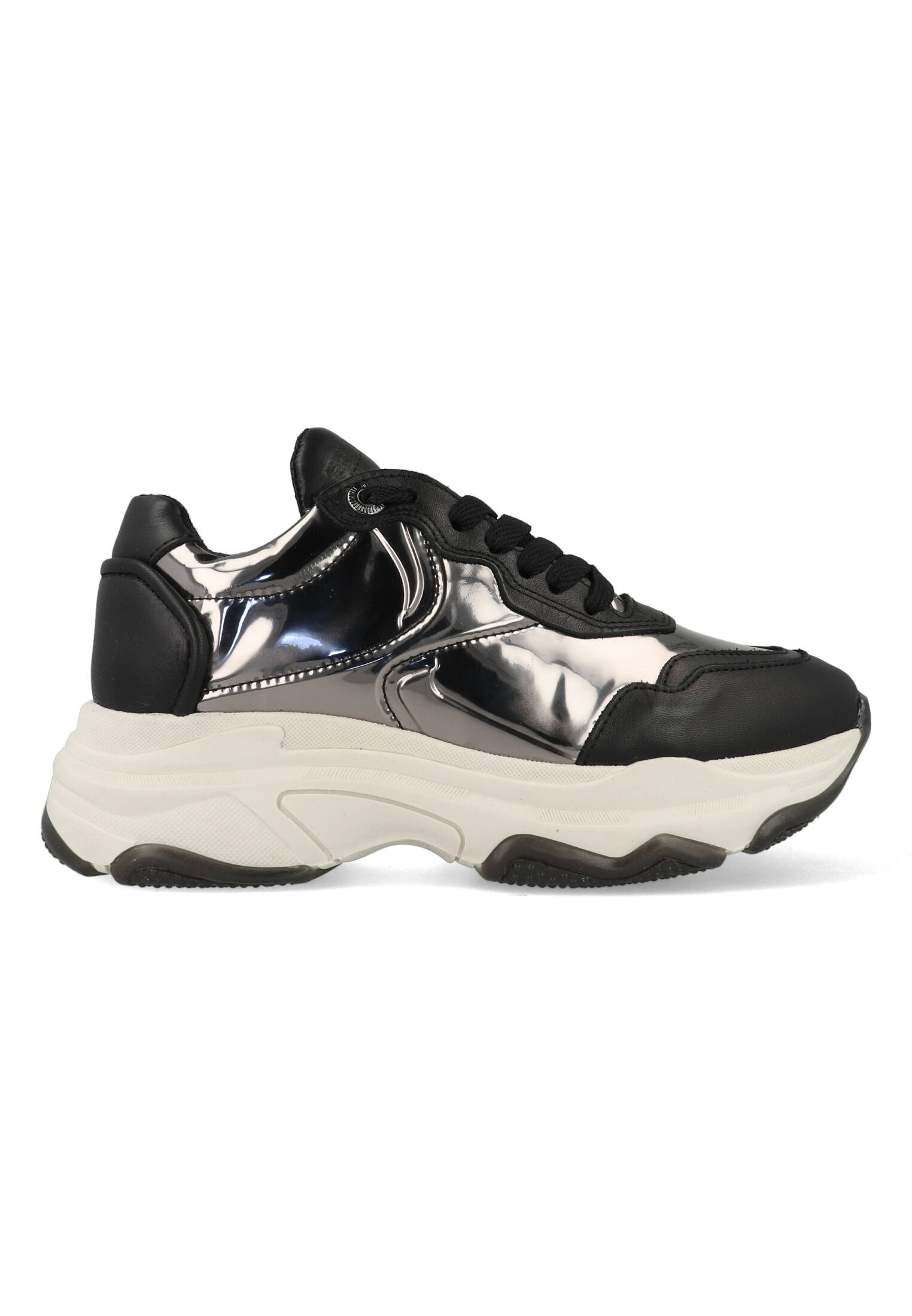 Bronx Sneakers Baisley 66456-MA-188 Zwart / Zilver-37 maat 37