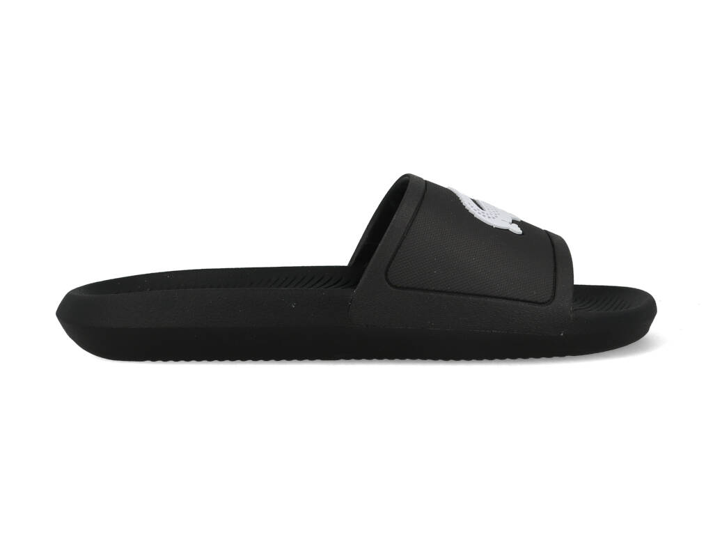 Lacoste Slippers Logo 7-37CMA0018312 Zwart / Wit maat 43 Lacoste Slippers Logo 7-37CMA0018312 Zwart / Wit maat 43