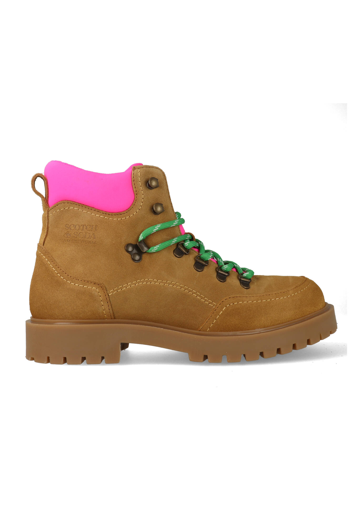 Scotch and Soda Boots Toby Beige / Roze-37 maat 37