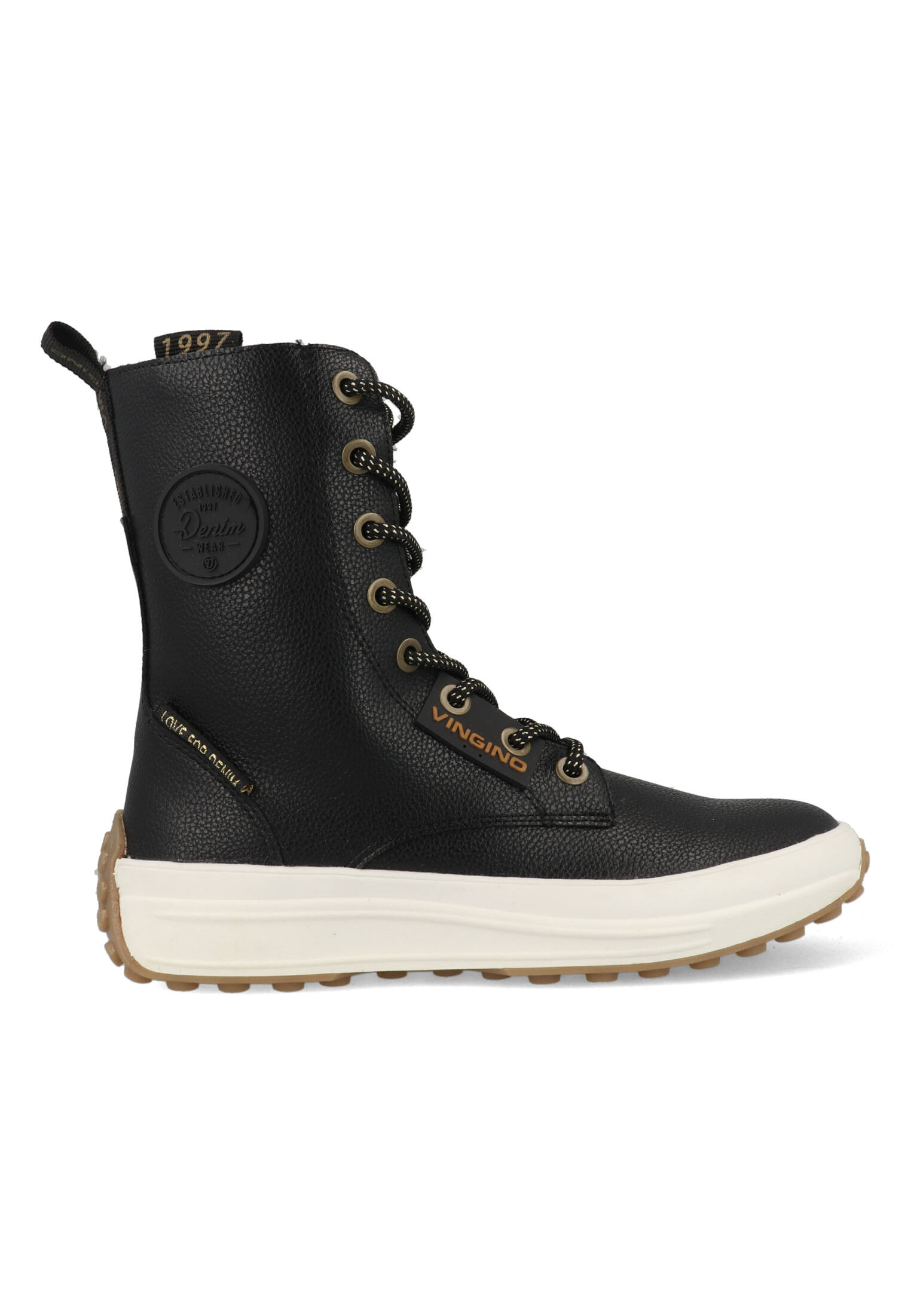 Vingino Boots Rebecca Hi VG46-1005-06 Zwart-37 maat 37 Vingino Boots Rebecca Hi VG46-1005-06 Zwart-37 maat 37