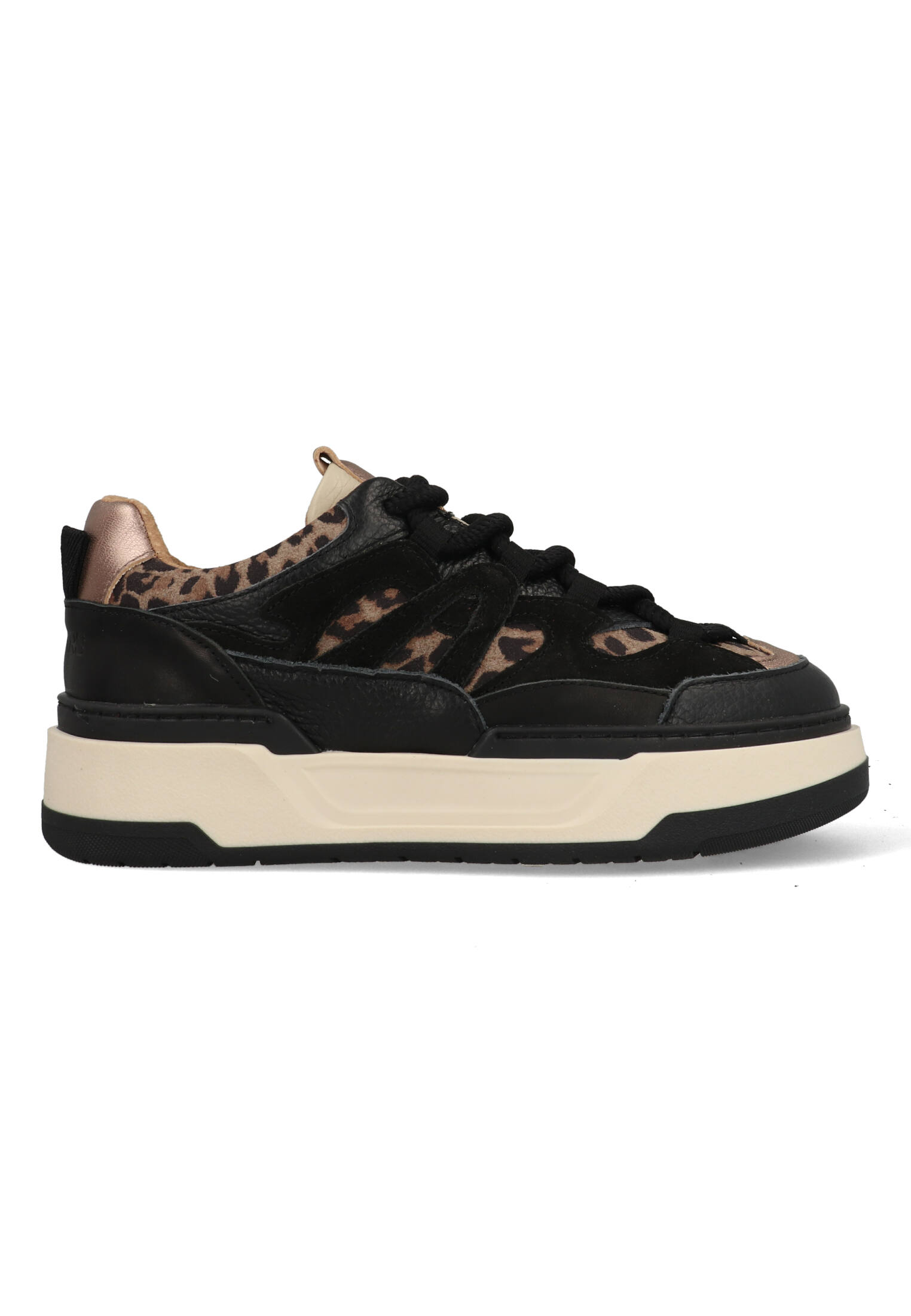 DWRS Walton Leopard B11387-06-2822 Zwart / Beige-41 maat 41 afbeelding