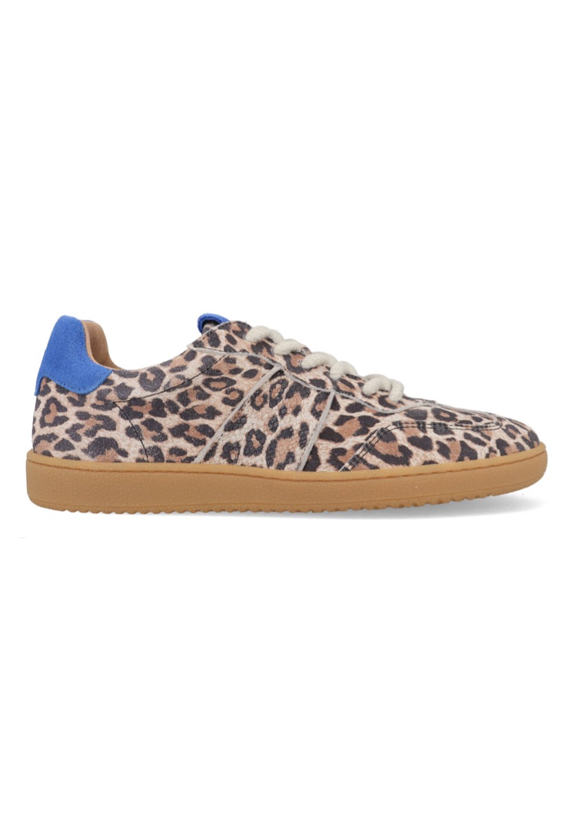 DWRS Poona Leopard B11456-01-8320 Beige / Blauw maat afbeelding