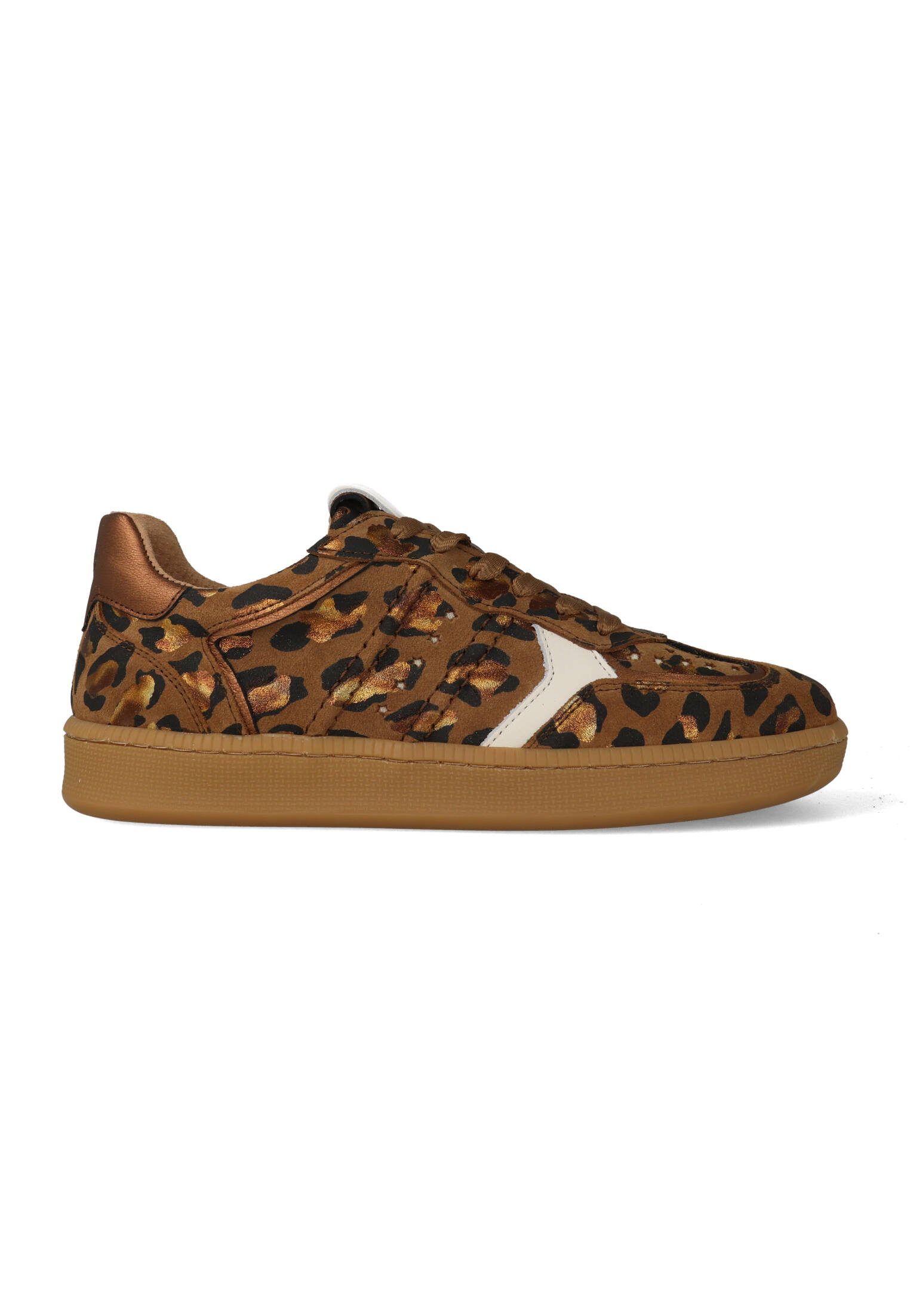 DWRS Sneakers Mirabel Leopard Bruin / Off White 