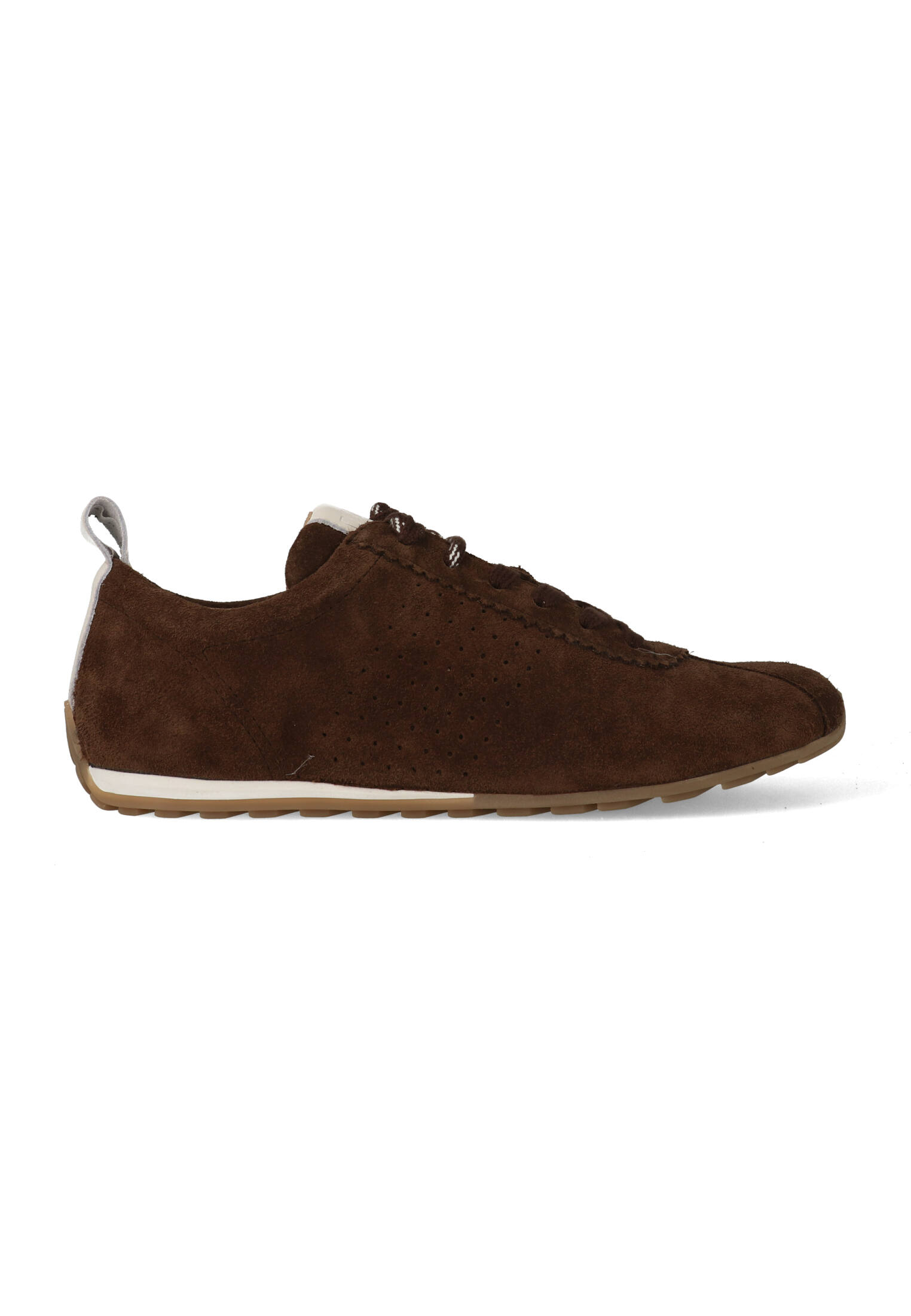 DWRS damessneaker bruin en wit