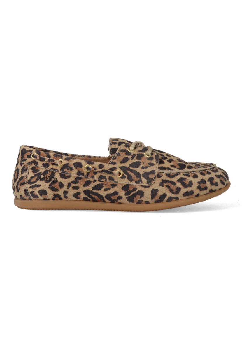 DWRS Loafers Latty Leopard Bruin maat