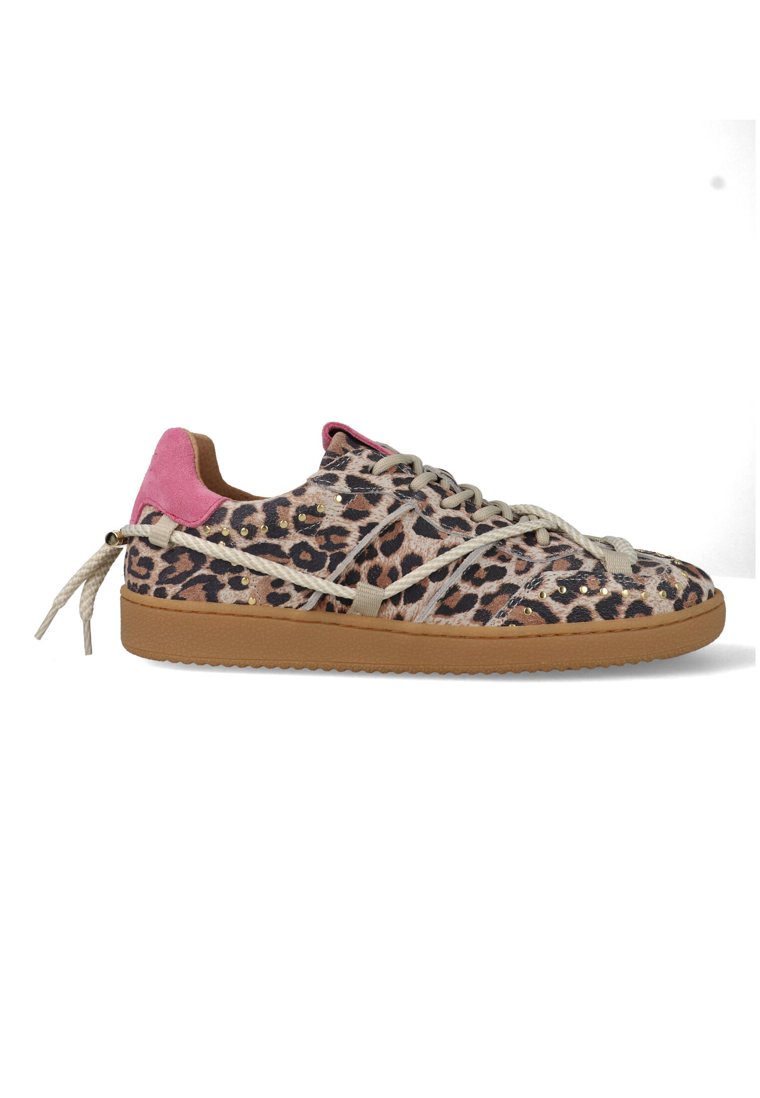 DWRS Poona Studs Leopard B11928-02-8628 Beige / Roze-39 maat 39