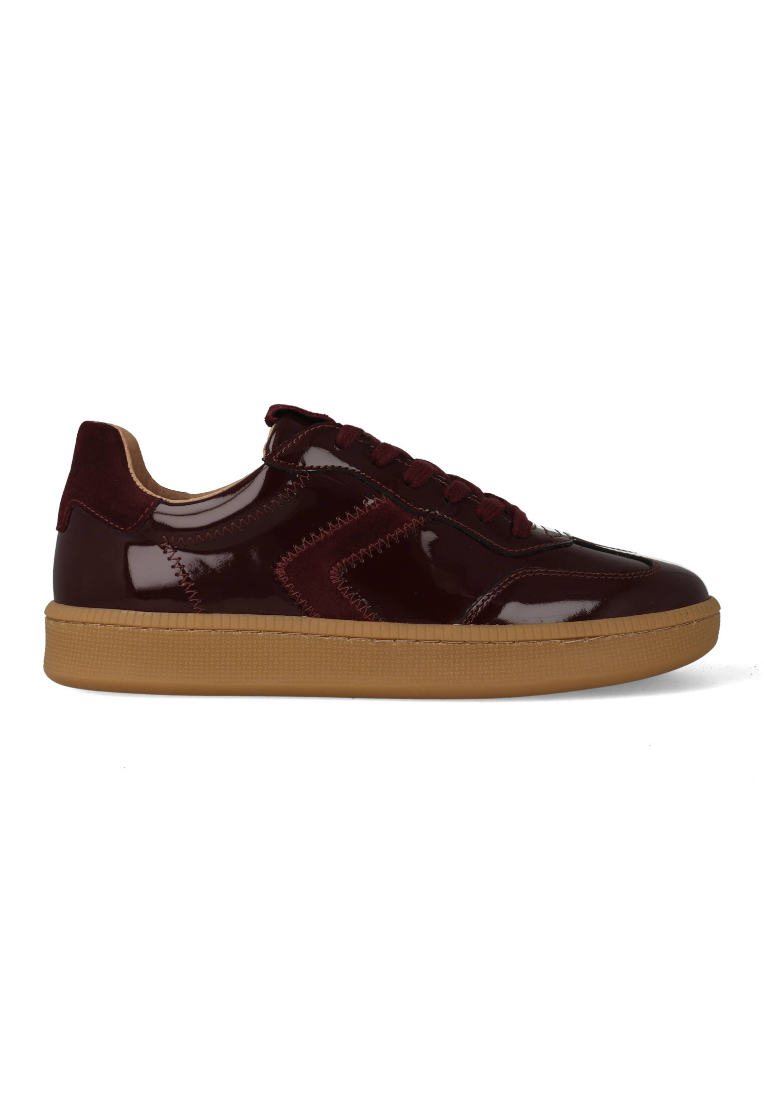 DWRS Sneakers Salta Verniz Paars / Bruin 