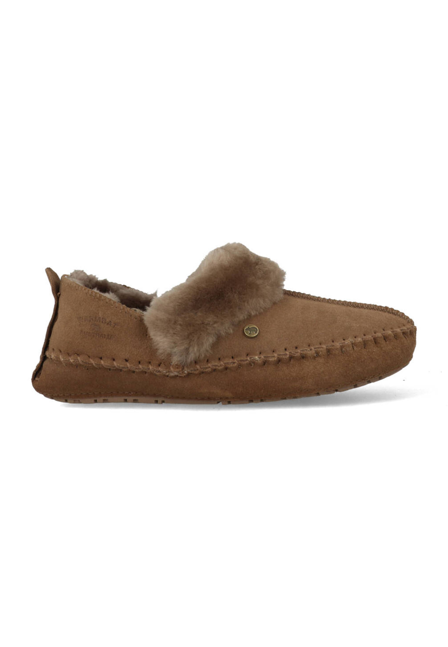 Warmbat Pantoffels Barrine BAR341055 Mud Bruin-39 maat 39