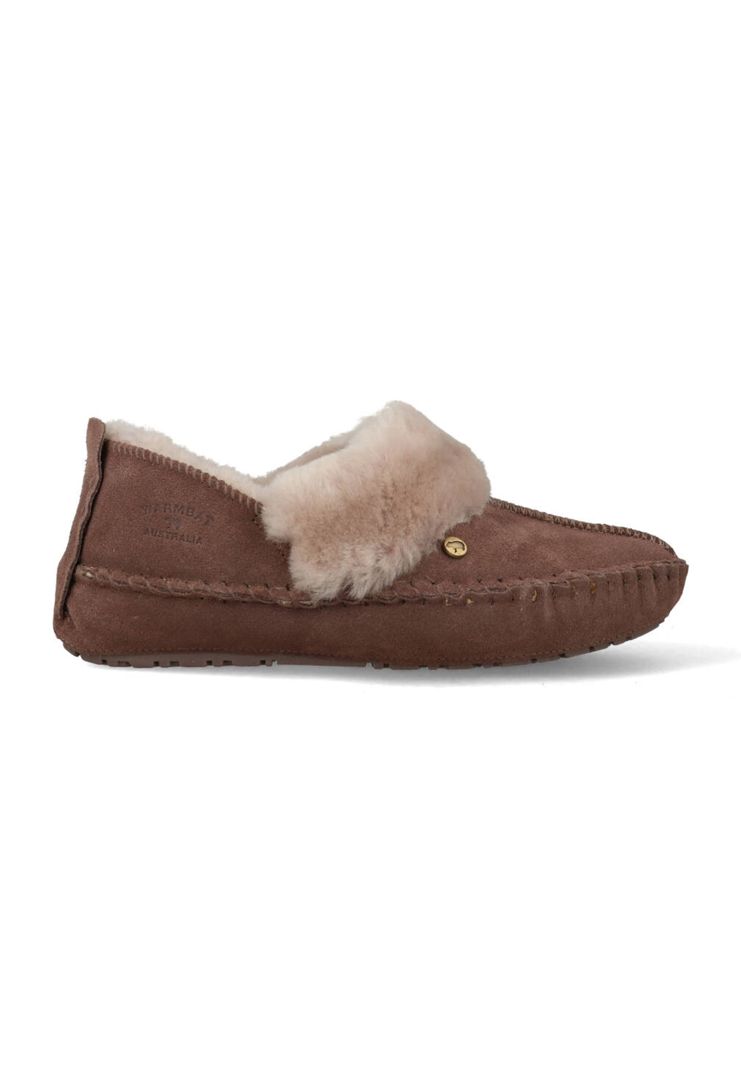 Warmbat Pantoffels Barrine BAR341064 Liver Bruin-36 maat 36