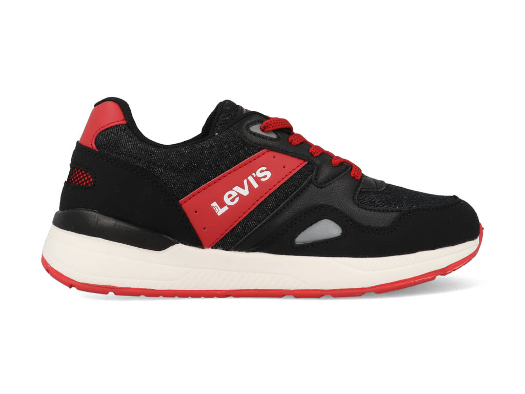 Levi&apos;s Sneakers BOSTON T VBOS0031T Zwart / Rood maat