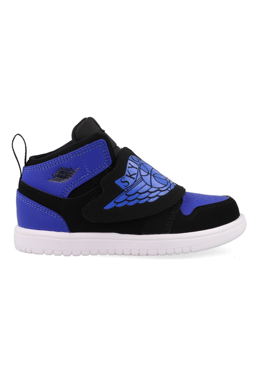 Nike Sky Jordan 1 BQ7196-004 Zwart / Blauw maat