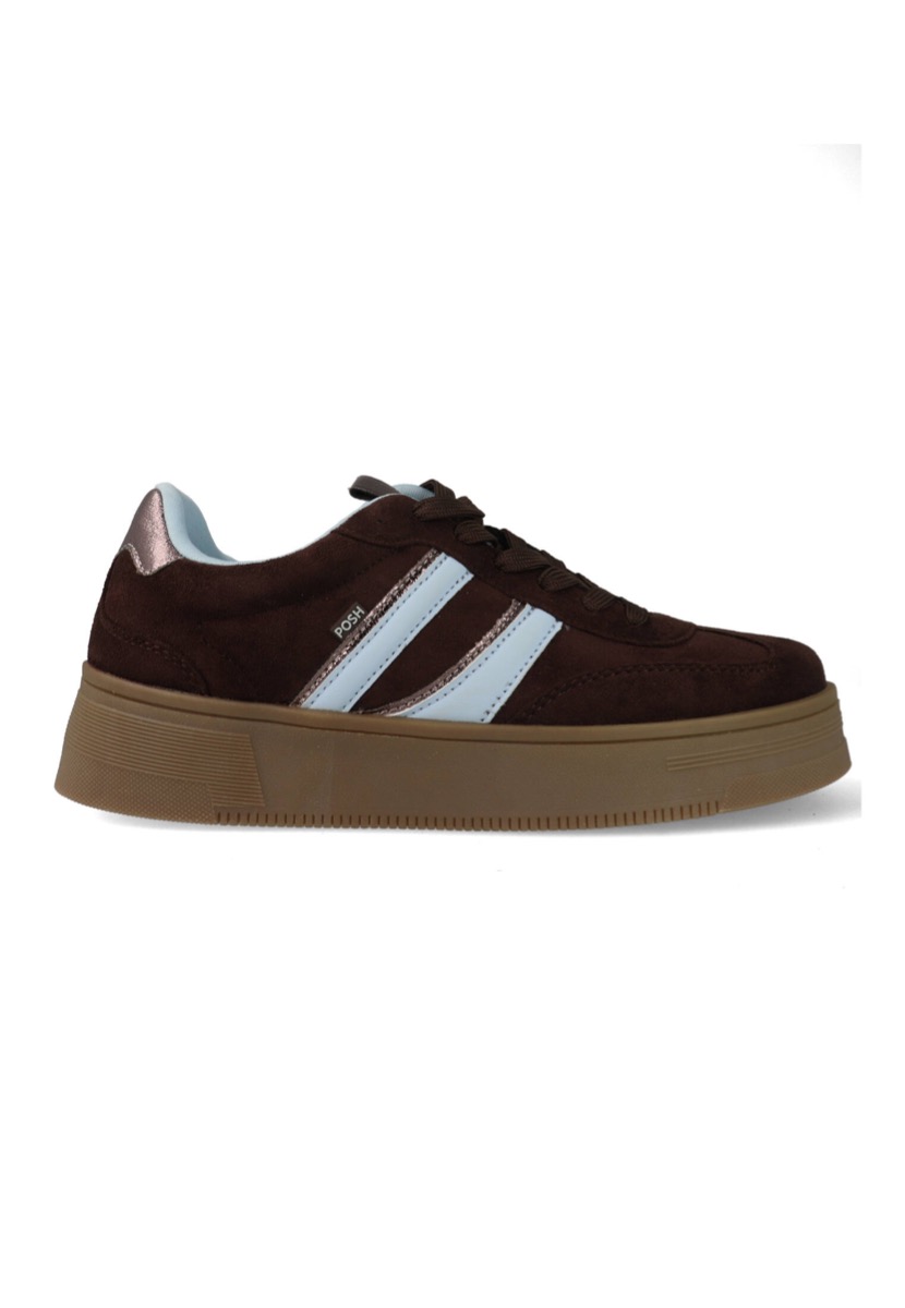 Posh by Poelman Sneakers Lilly 33 Bruin / Blauw maat