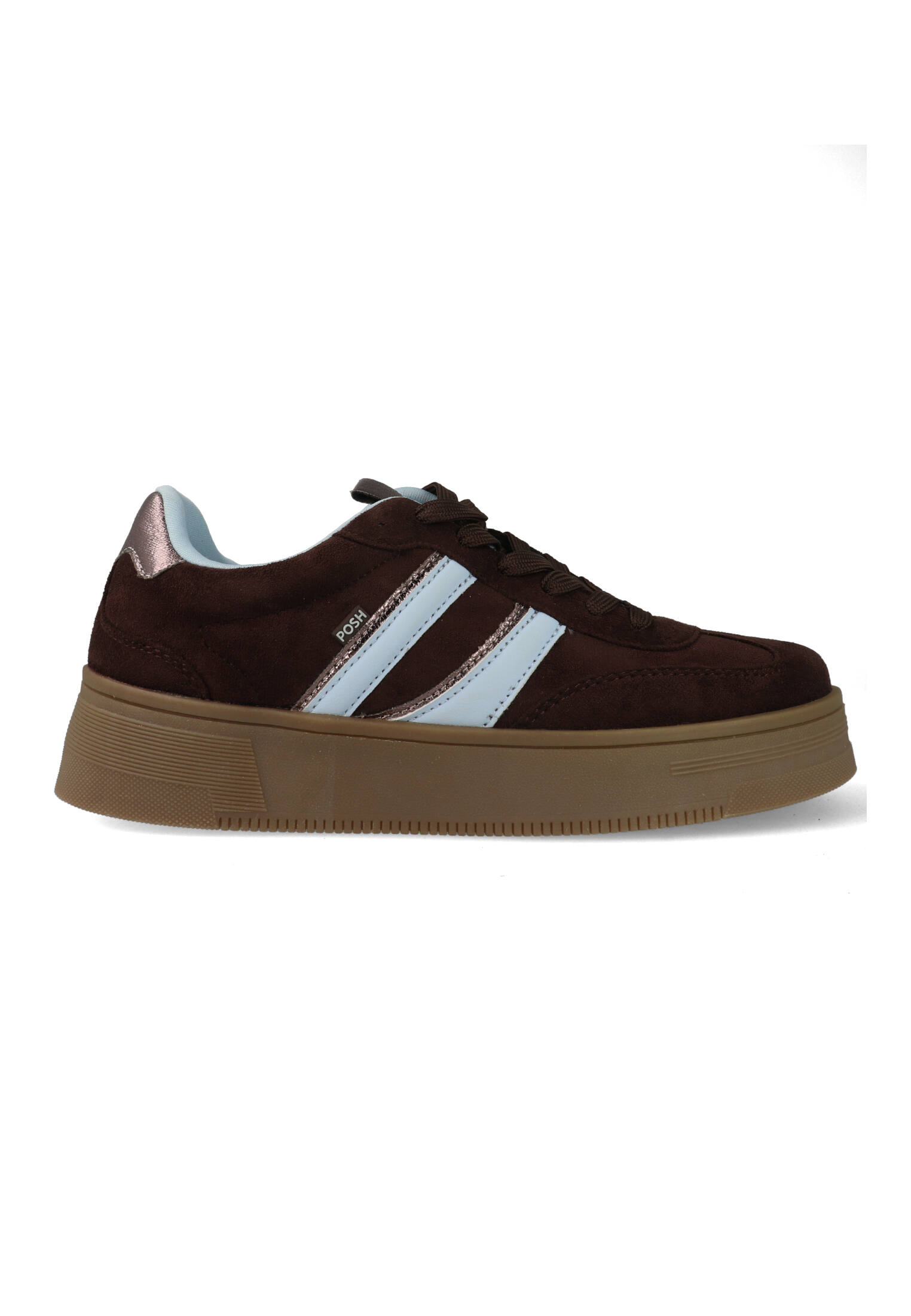 Posh by Poelman Sneakers Lilly 33 Bruin / Blauw-39 maat 39