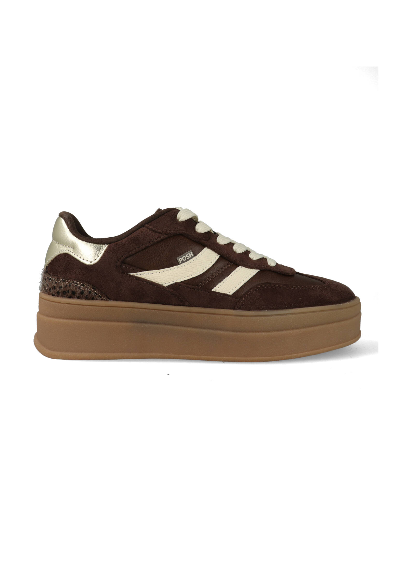 Posh by Poelman Sneakers Milly 31 Donkerbruin-36 maat 36