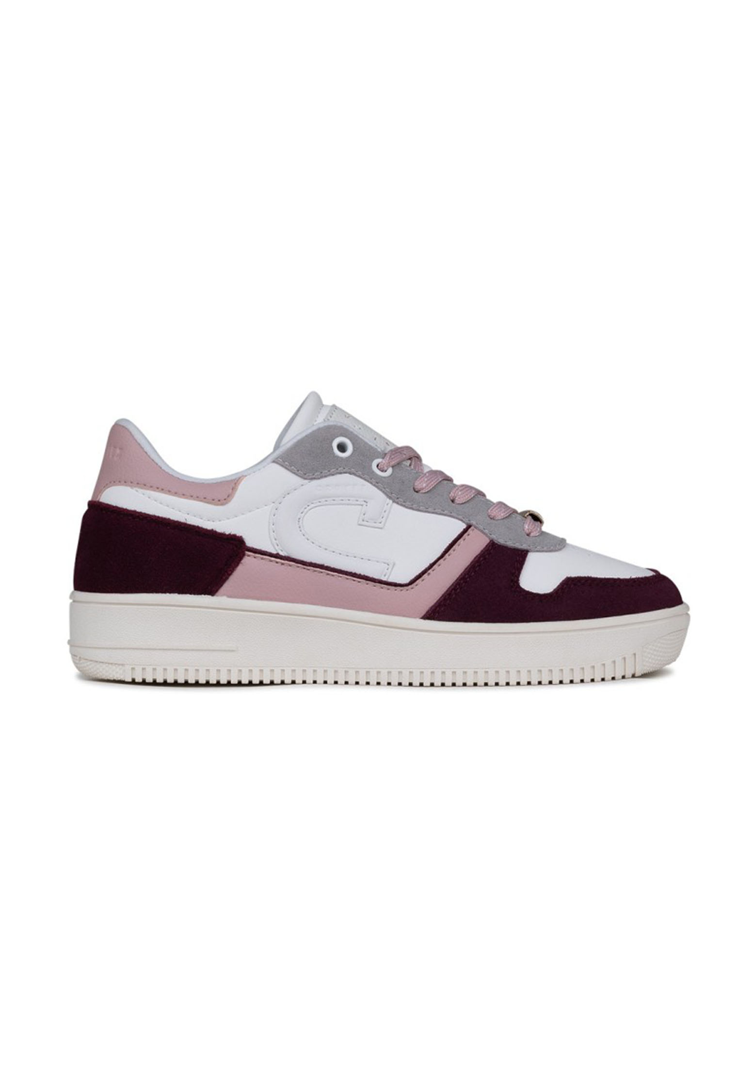 Cruyff Campo Low Lux CC223943-301 Wit - Bordeauxrood-38 maat 38