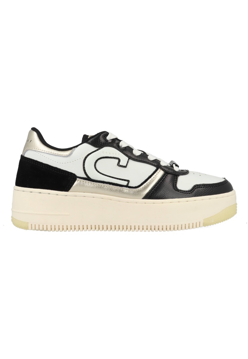 Cruyff Campo Low Lux CC243900-960 Zwart - Wit - Goud maat