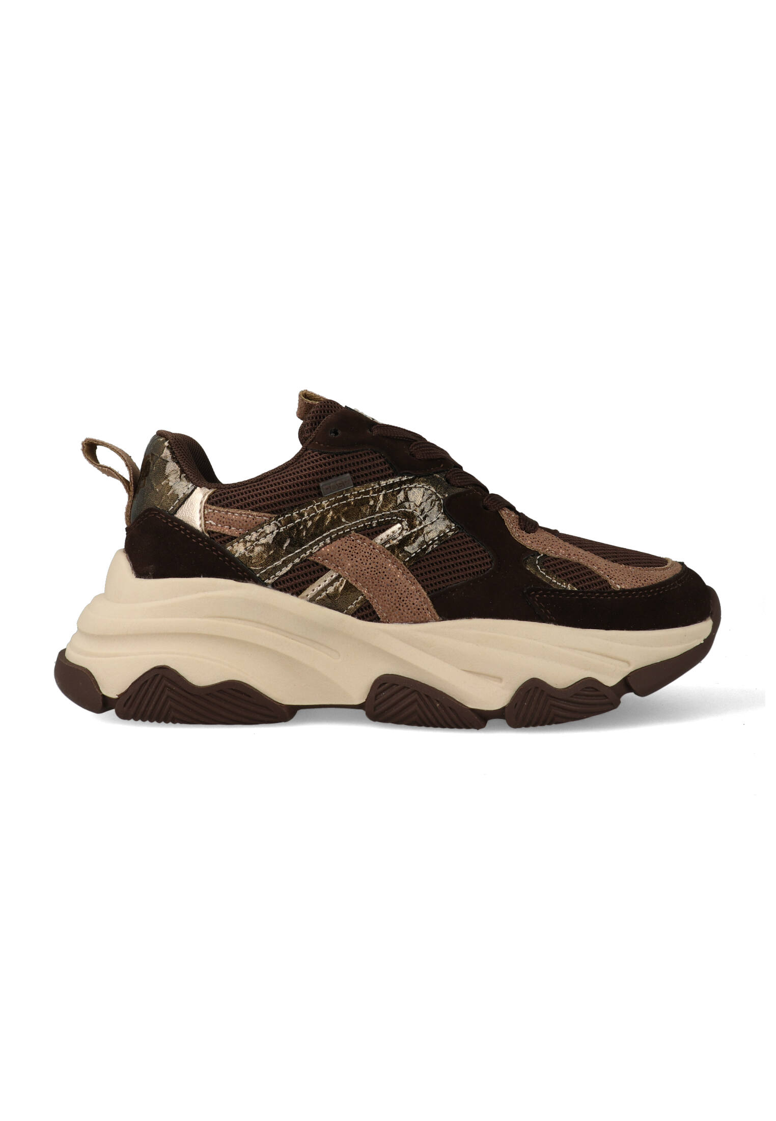 Posh by Poelman Sneakers Gigi 32 Bruin / Brons-39 maat 39