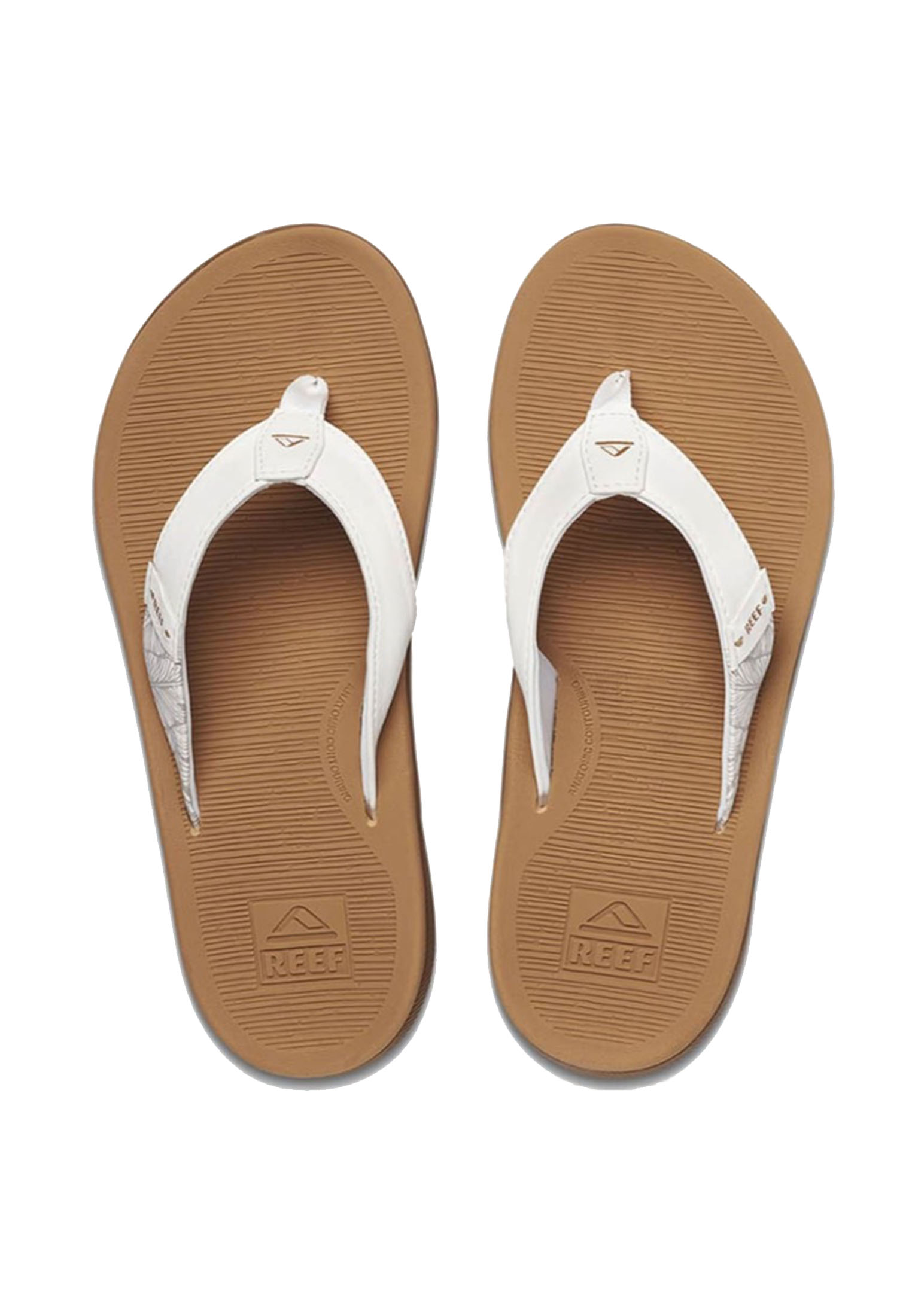 Reef Slippers Santa Ana CI7130 Wit / Bruin-42.5 maat 42.5